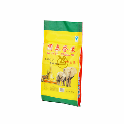 5kg 10kg 25kg Colorful Pacakaging Sack Cuatomized Riffia Rice PP Woven Bag 