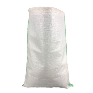 Plain White 25kg 50kg Rice Flour Soybean PP Woven Grain Bag