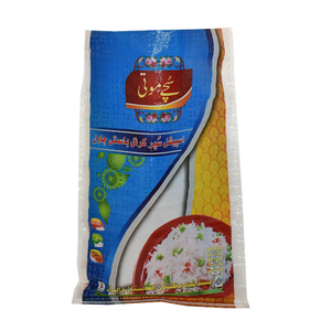 China Supplier Polypropylene Printed 25kg Laminated Wheat Maize Food Rice Flour PP Woven Bag 