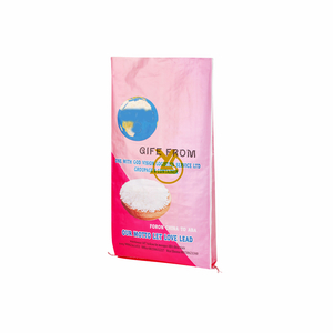 Rectangular Printed 25kg pp woven rice bag