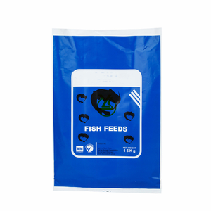 durable red PP woven feed bag for meal